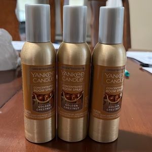 Yankee Candle concentrated scent spray, Golden Chestnuts (3pk)